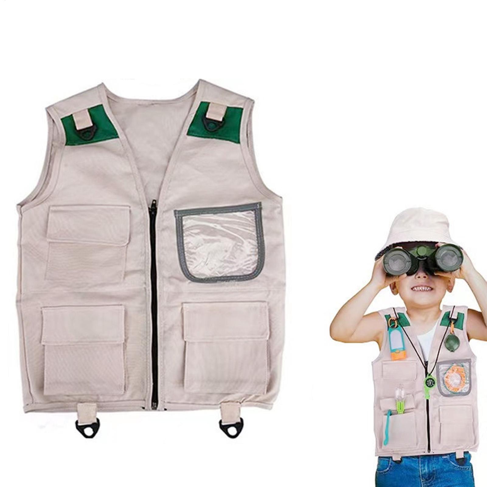 Outdoor Adventure Kids Party - Chaleco de Pesca para Niños, Chaleco