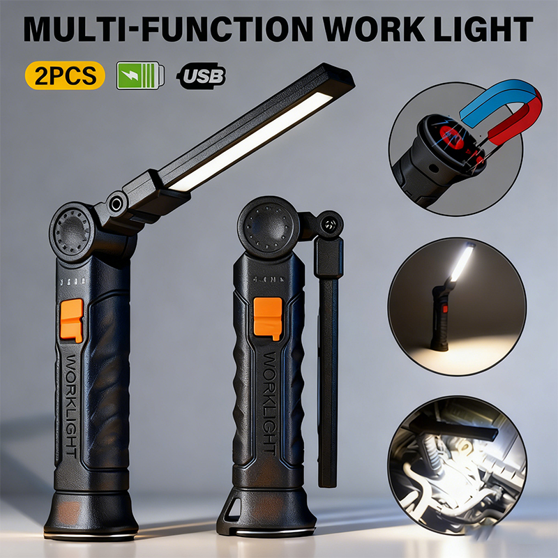 Outdoor Adventure Trips - Linterna LED COB portátil, luz de
