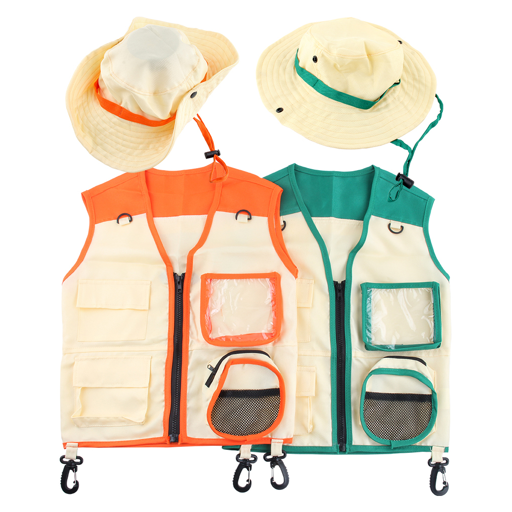 Outdoor Adventure Kids Party - Chaleco de explorador de insectos para