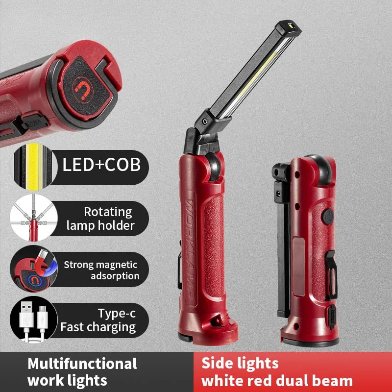 Outdoor Adventure Trips - Luz de trabajo LED COB, linterna