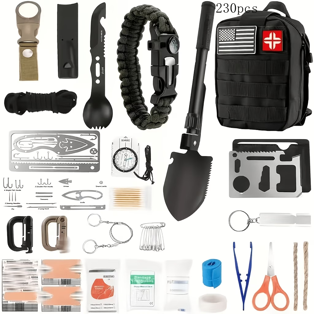 Outdoor Adventure Gifts - Kit de Supervivencia 242 para Aventuras