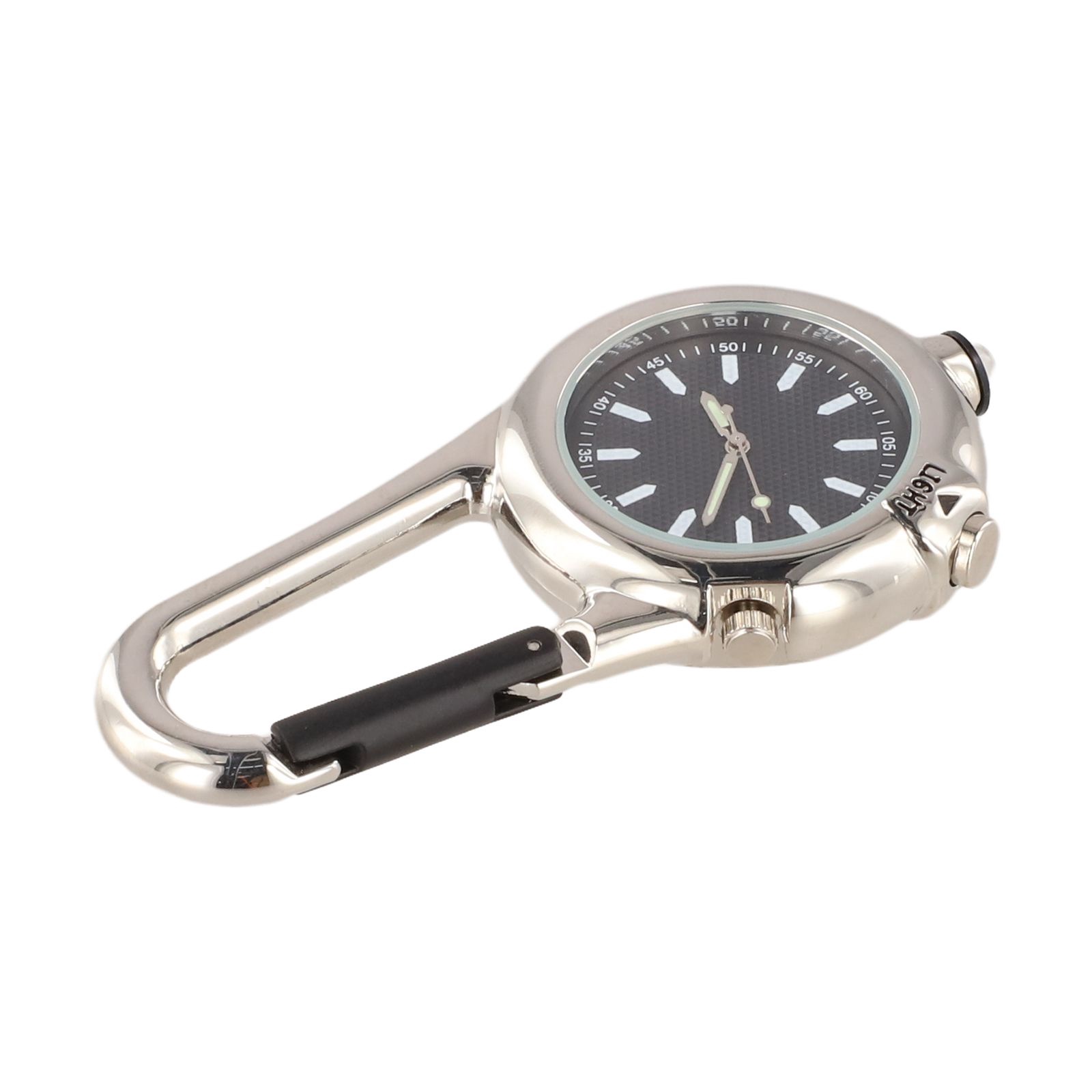 Outdoor Adventure Watches - Reloj Multifuncional con Mosquetón Metálico, Manecillas