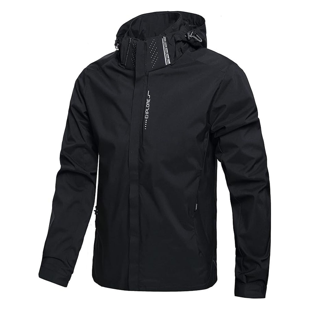 Outdoor Adventure Hat - Chaqueta impermeable para hombre, impermeable exterior