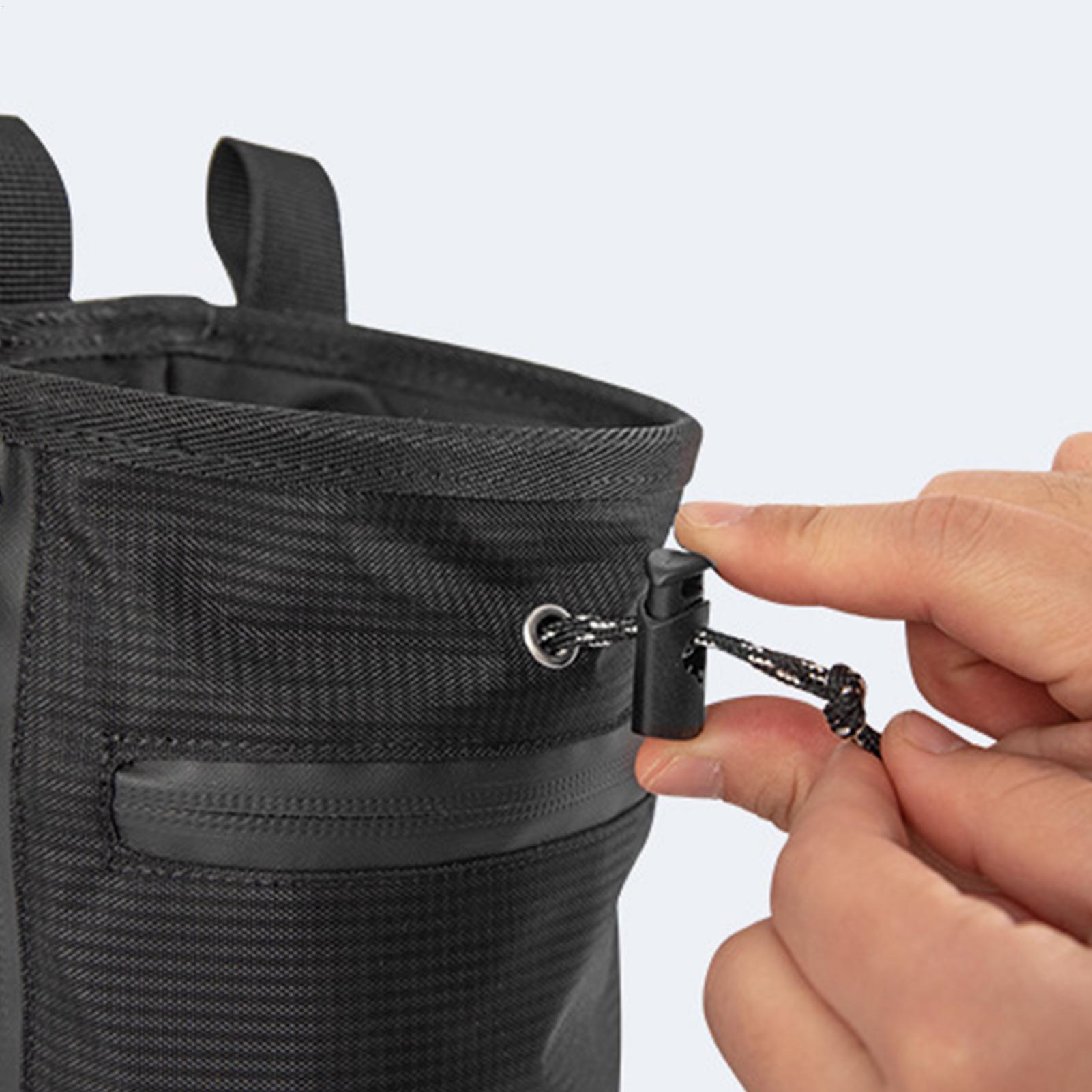 Chalk Bag Bouldering - Bolsa de magnesio impermeable con cinturón