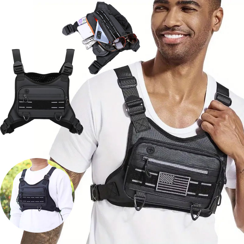 Outdoor Adventure Vest - Bolsa de pecho al aire libre