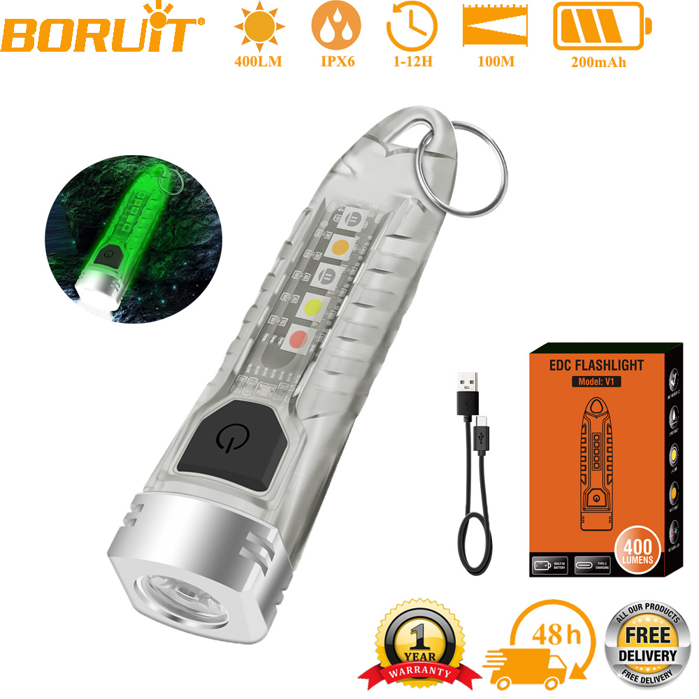 Outdoor Adventure Inc - Linterna LED BORUiT V1, Linterna Fluorescente