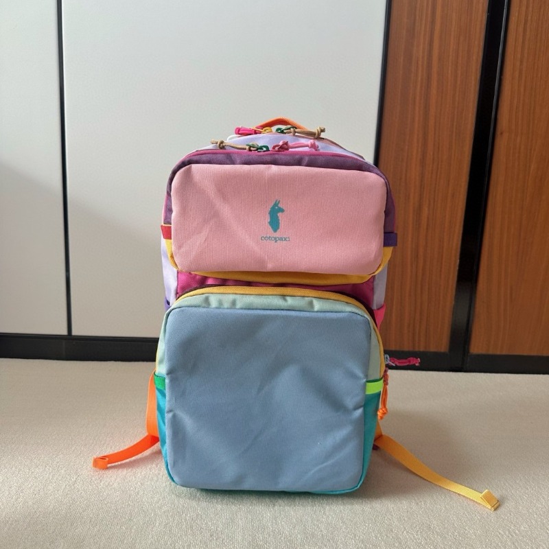 Outdoor Adventure Trips - Mochila Color Block Dopamine, Ligera, de