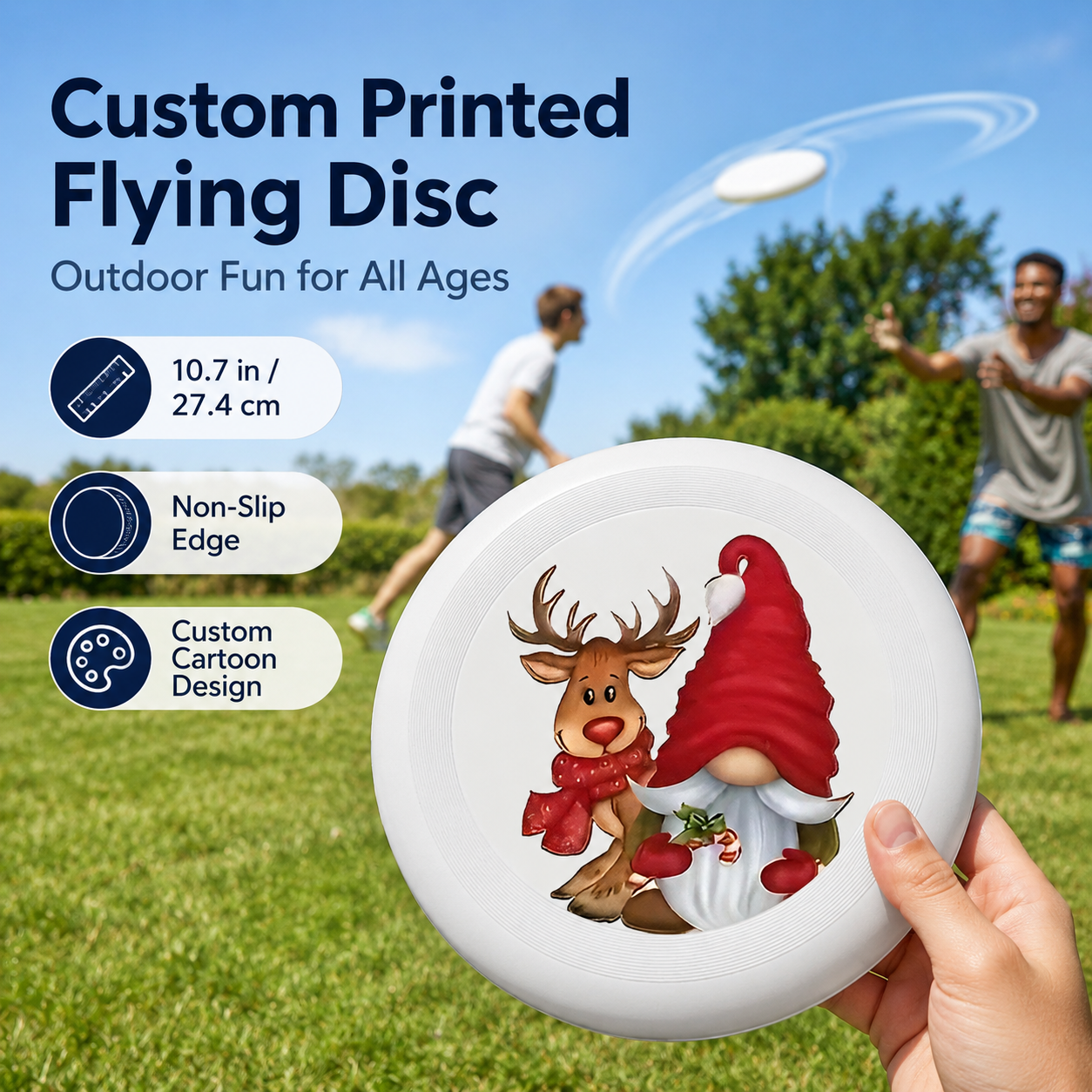 Outdoor Adventure Trips - Frisbee de Plástico Resistente – Frisbee