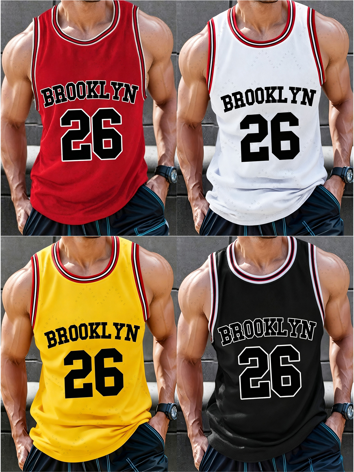 Outdoor Adventure Vest - Chaleco de Baloncesto Brooklyn No.26 con