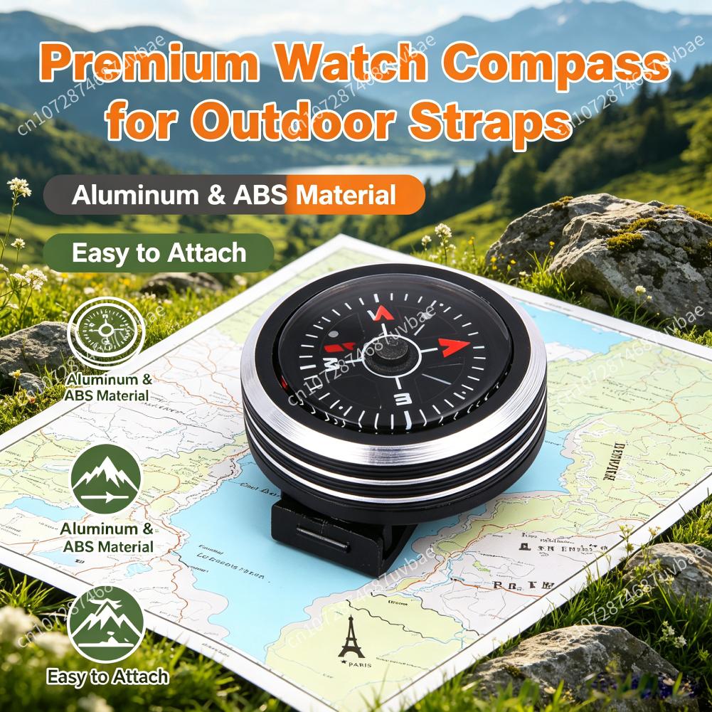Outdoor Adventure Guide - Bústeca de brújula desmontable de alta