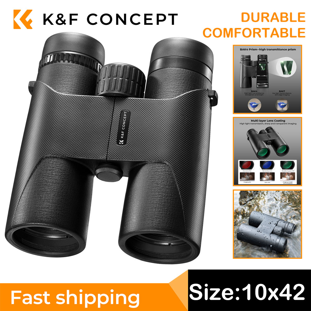 Outdoor Adventure Watches - Binoculares Compactos K&F CONCEPT 10x42 para