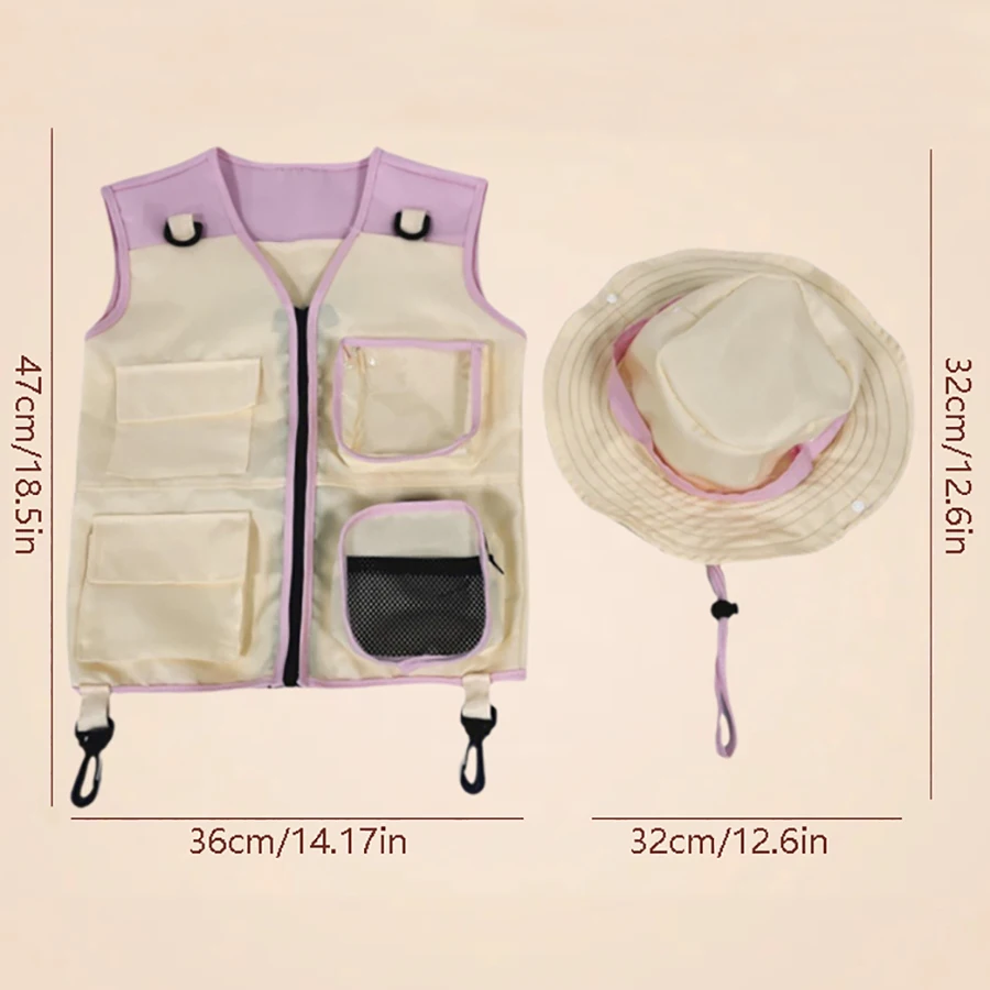 Chaleco y Sombrero de Explorad - Outdoor Adventure Kids Party reseña y precio