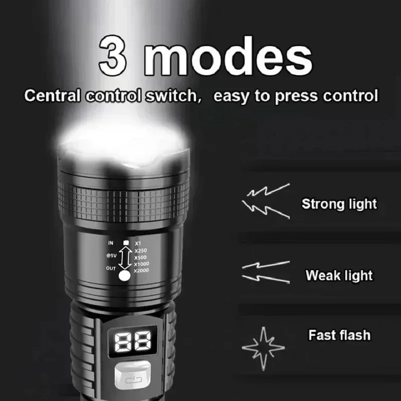 Linterna LED Recargable de 100 - Outdoor Adventure Trips reseña y precio