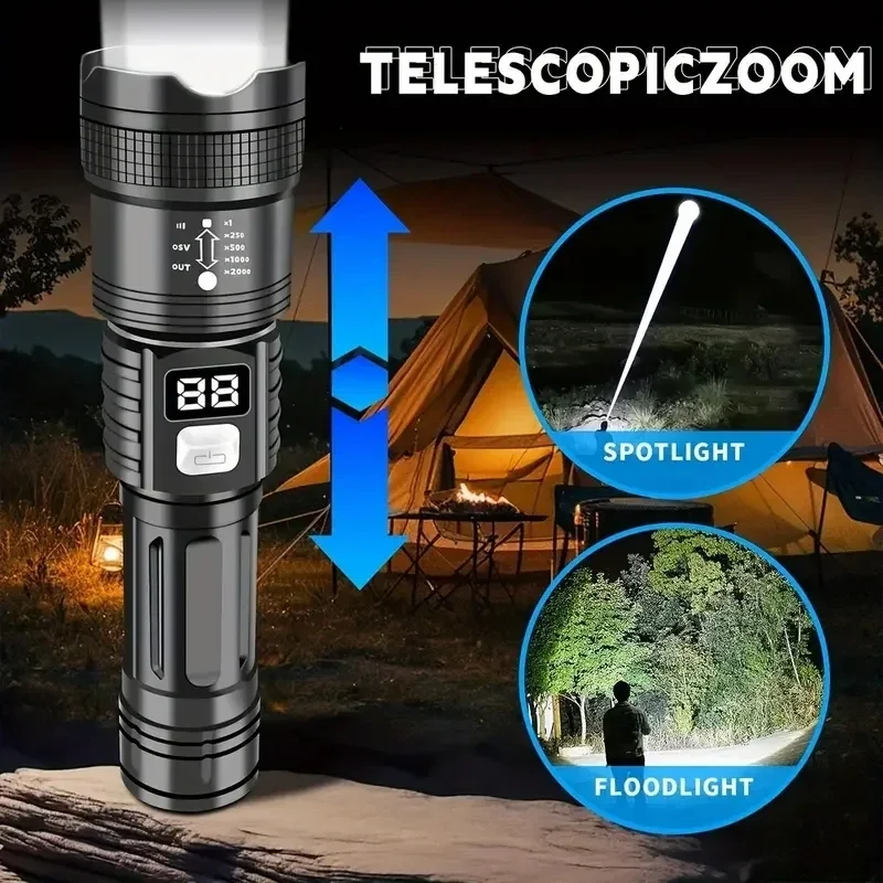 Linterna LED Recargable de 100 - Outdoor Adventure Trips reseña y precio