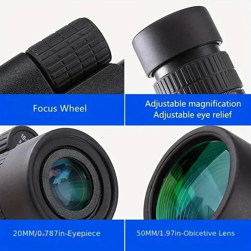 Telescopio Monocular de alta p - Outdoor Adventure Watches reseña y precio
