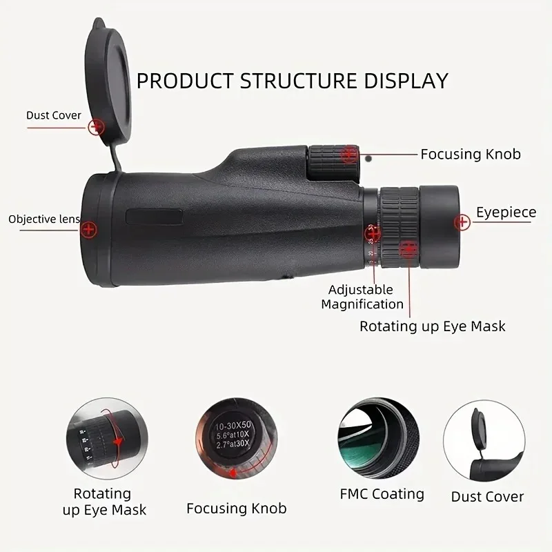 Telescopio Monocular de alta p - Outdoor Adventure Watches reseña y precio