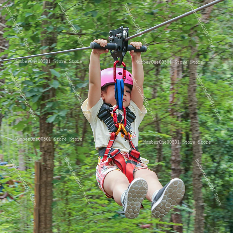 Kit de Tirolesa para Niños, Si - Outdoor Adventure Ziplines & Waterfall reseña y precio