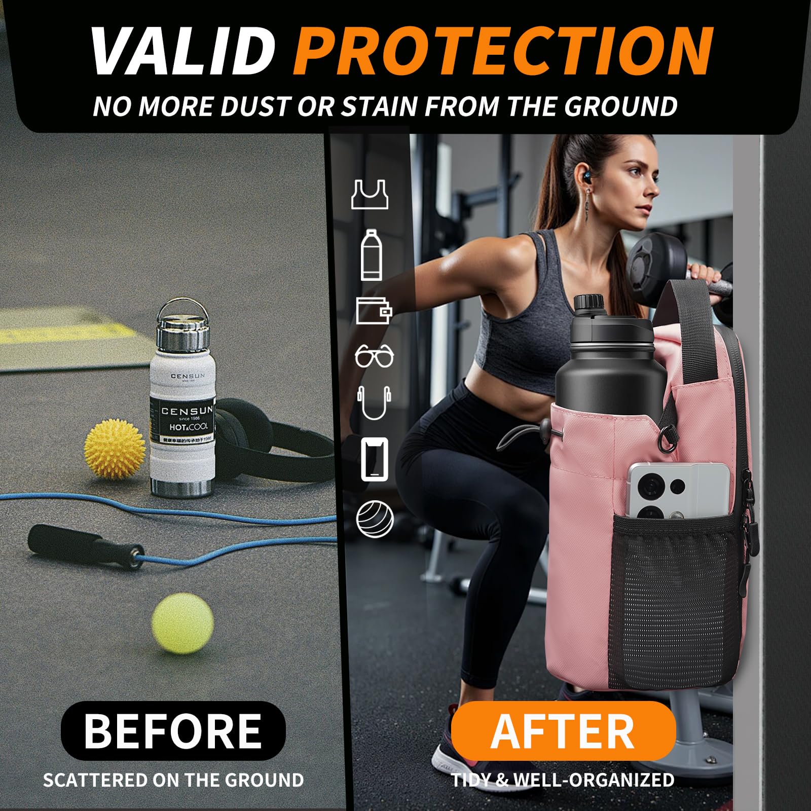 Bolsa de Gimnasio Magnética WO - Chalk Bag Bouldering reseña y precio