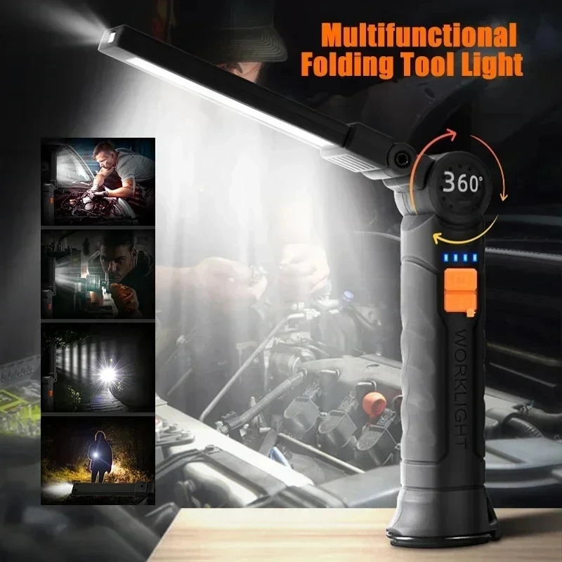 Linterna LED COB portátil, luz - Outdoor Adventure Trips reseña y precio