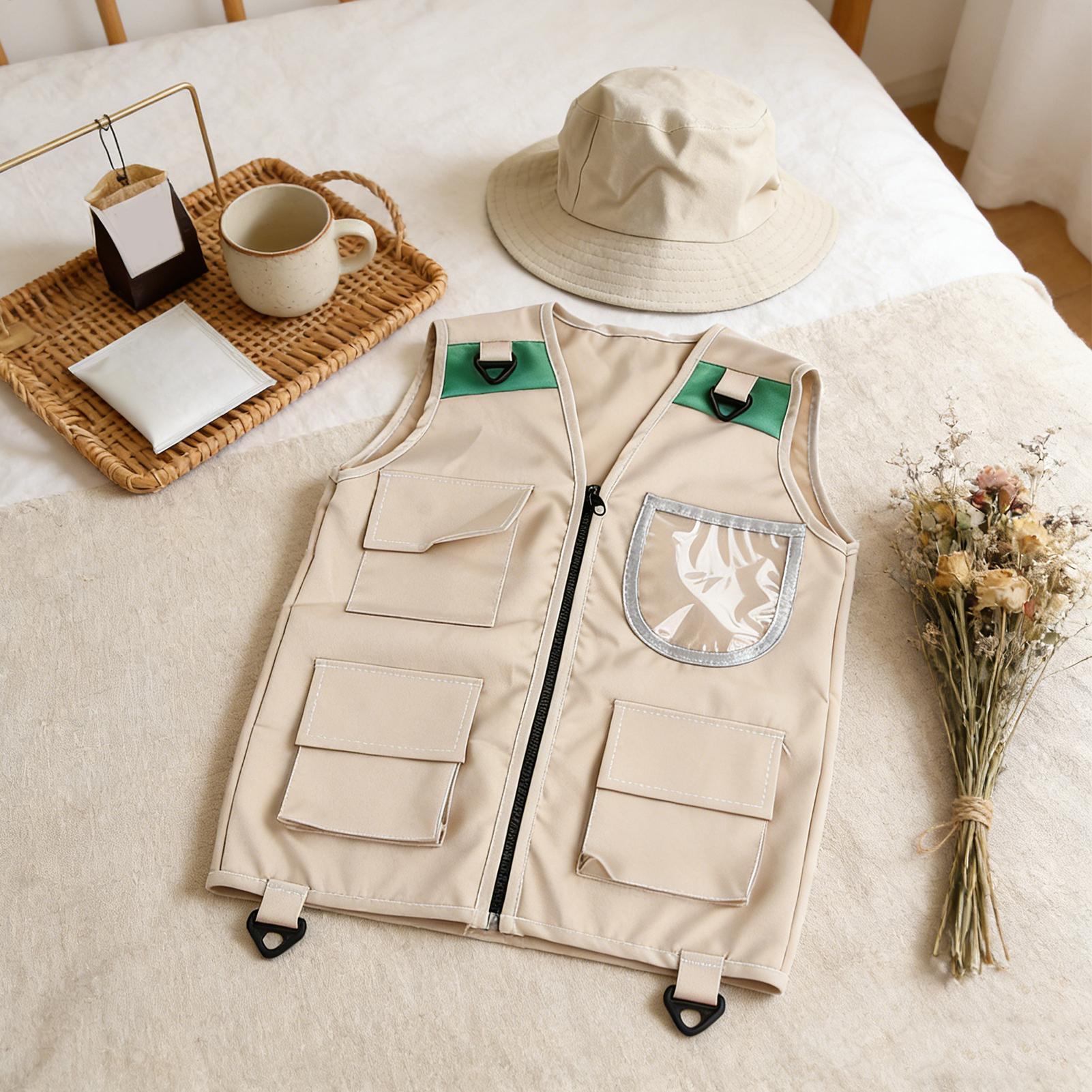 Conjunto de Chaleco y Sombrero - Outdoor Adventure Kids Party reseña y precio