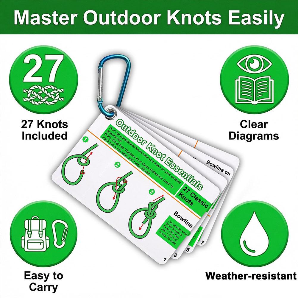 Guía de Bolsillo de Nudos para - Outdoor Adventure Guide reseña y precio