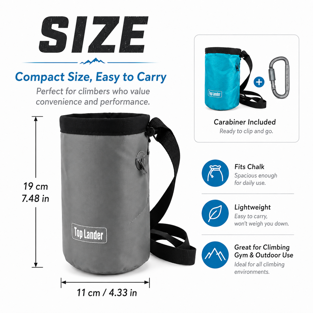 Bolsa de Tiza para Escalada co - Chalk Bag Bouldering reseña y precio
