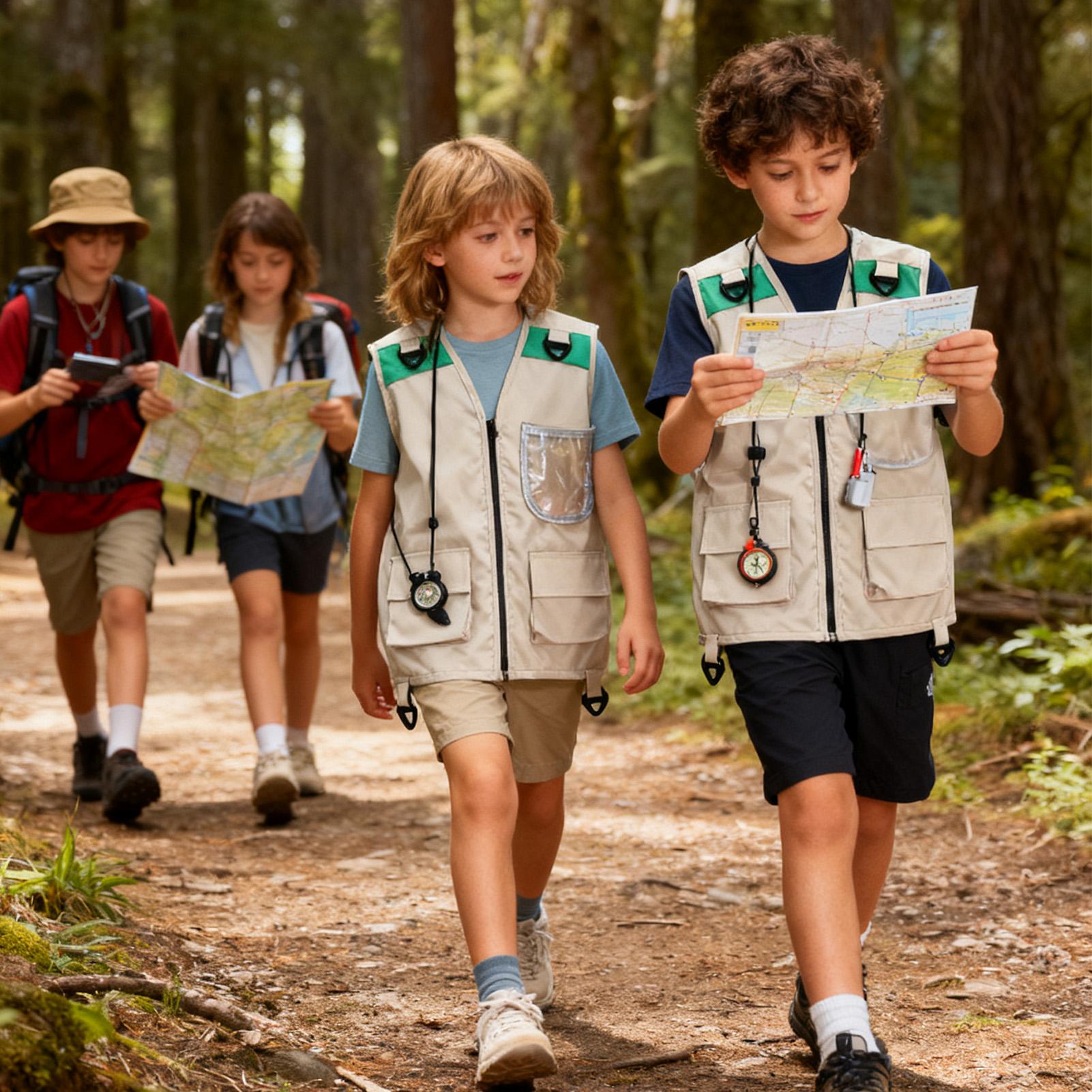 Chaleco de Pesca para Niños, C - Outdoor Adventure Kids Party reseña y precio