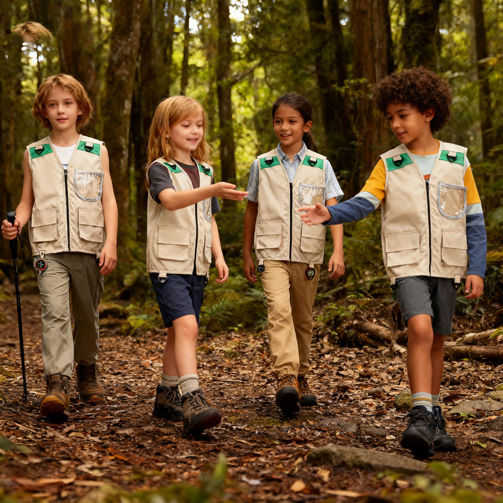 Chaleco de Pesca para Niños, C - Outdoor Adventure Kids Party reseña y precio