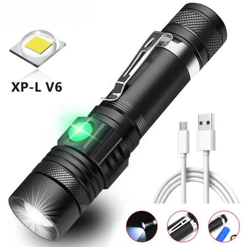 Linterna LED de 1000LM tipo C, - Outdoor Adventure Inc reseña y precio