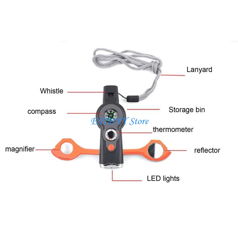 Silbato emergencia seguridad s - Outdoor Adventure Guide reseña y precio