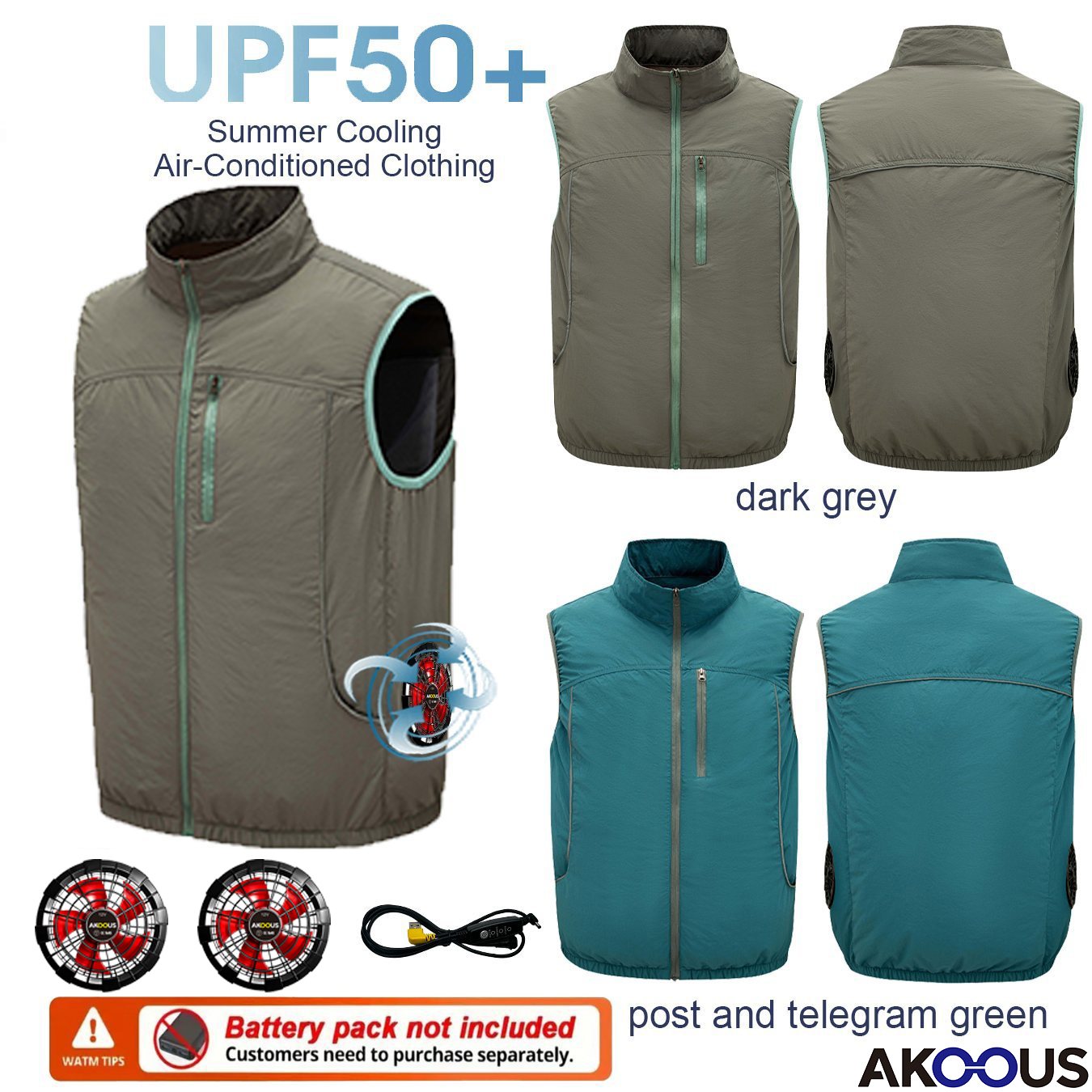 Chaleco Refrigerante USB 12V 5 - Outdoor Adventure Vest reseña y precio