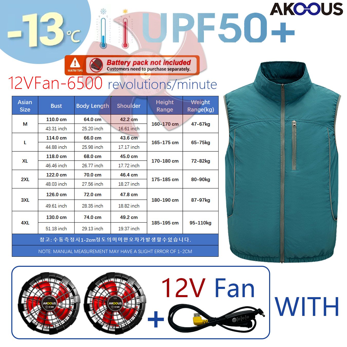 Chaleco Refrigerante USB 12V 5 - Outdoor Adventure Vest reseña y precio