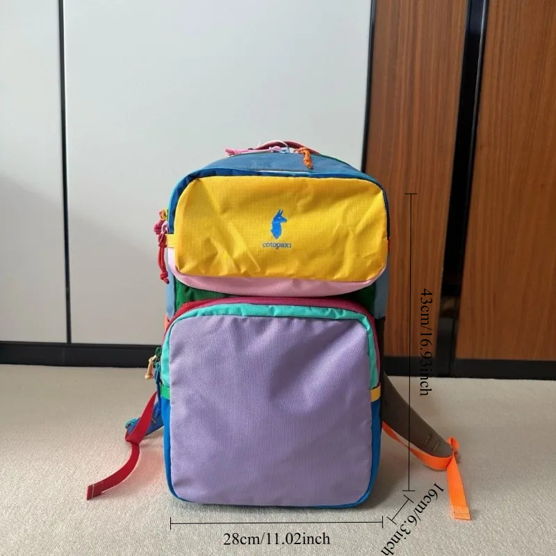 Mochila Color Block Dopamine,  - Outdoor Adventure Trips reseña y precio
