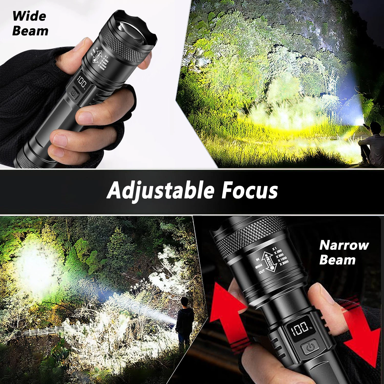Linterna LED ultrabrillante, l - Outdoor Adventure Trips reseña y precio