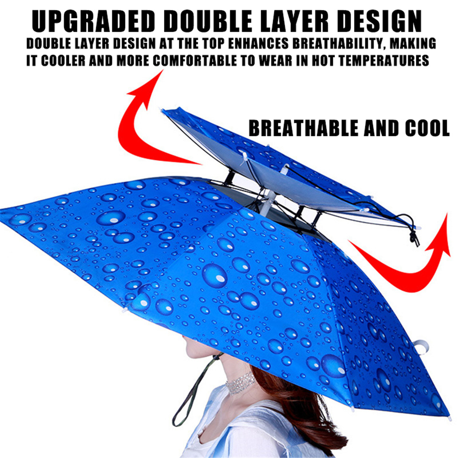 Paraguas de lluvia, sombrero p - Outdoor Adventure Hat reseña y precio