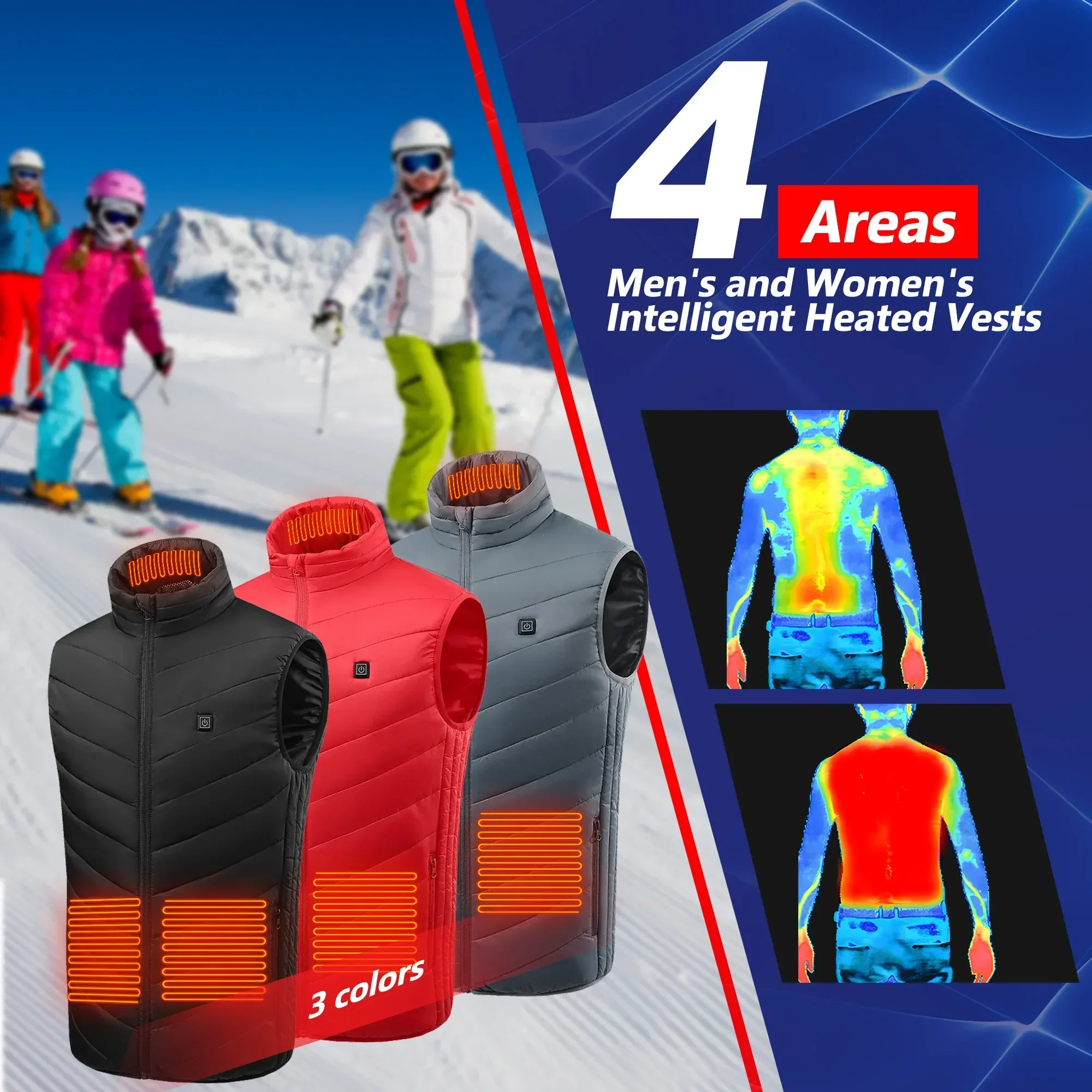 21 chaleco calefactable, chaqu - Outdoor Adventure Vest reseña y precio