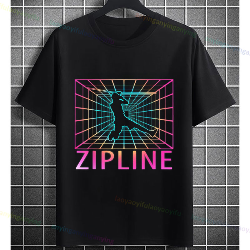 Divertida camiseta gráfica de  - Outdoor Adventure Ziplines & Waterfall reseña y precio