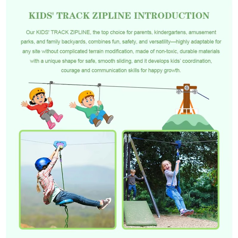 Juego de tirolina para exterio - Outdoor Adventure Ziplines & Waterfall reseña y precio