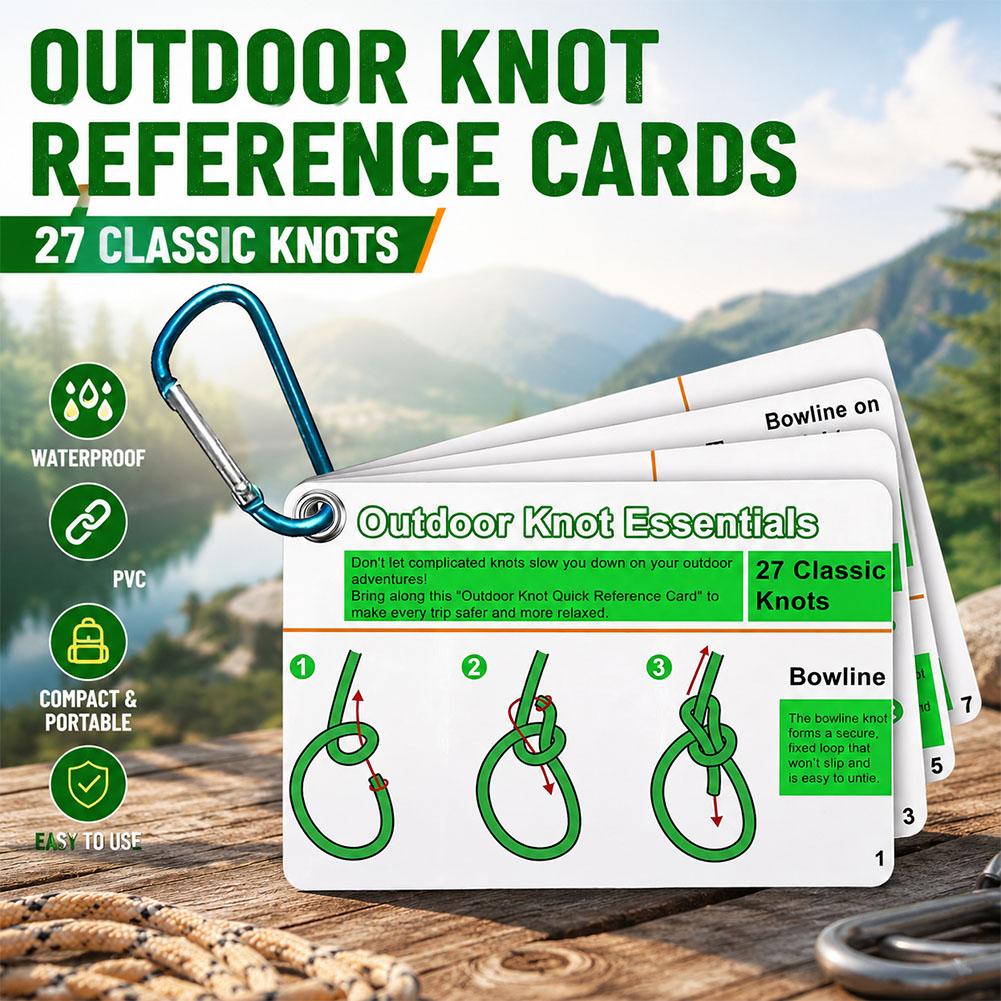Guía de Bolsillo de Nudos para - Outdoor Adventure Guide reseña y precio
