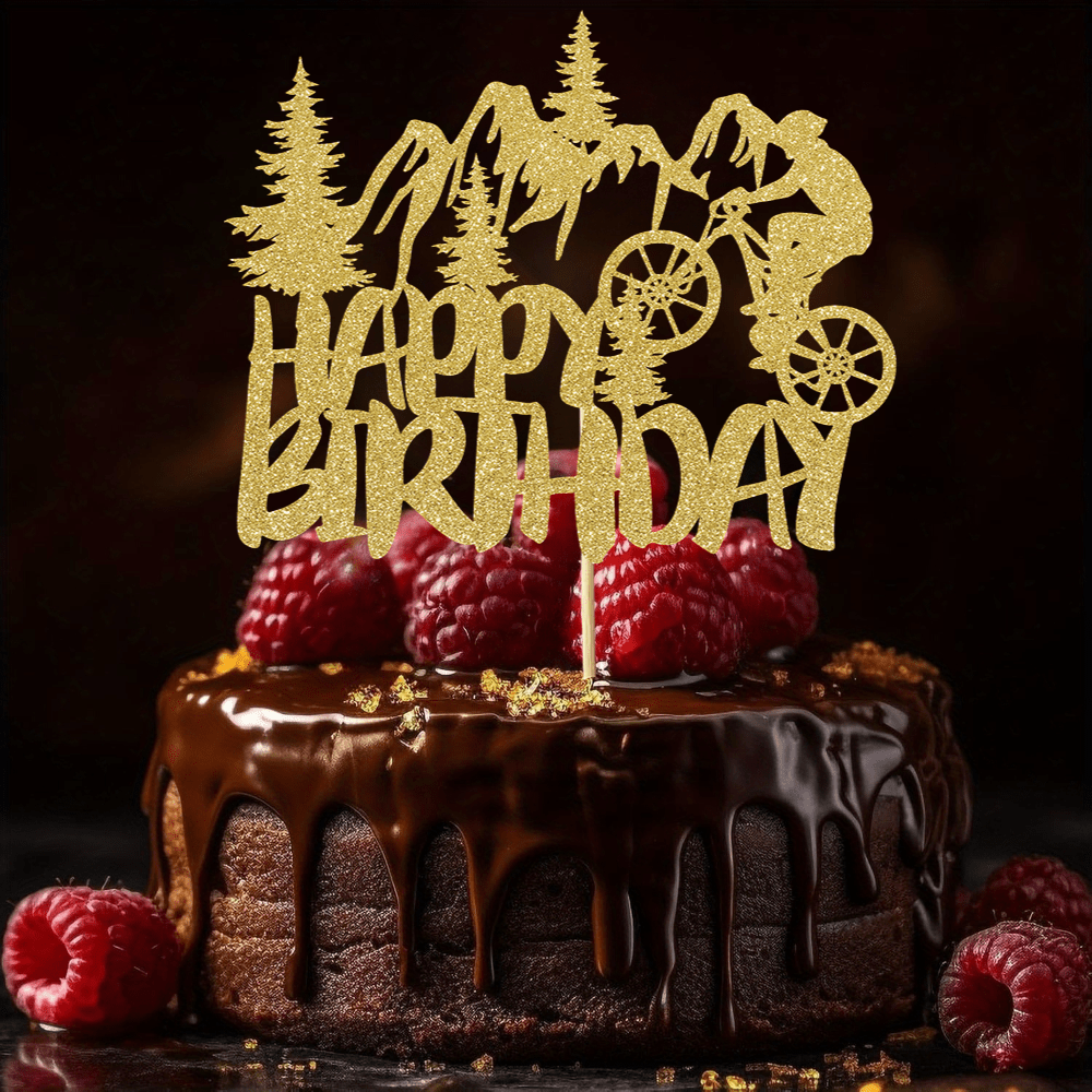 Adorno para tarta de jubilació - Outdoor Adventure Birthday Party reseña y precio