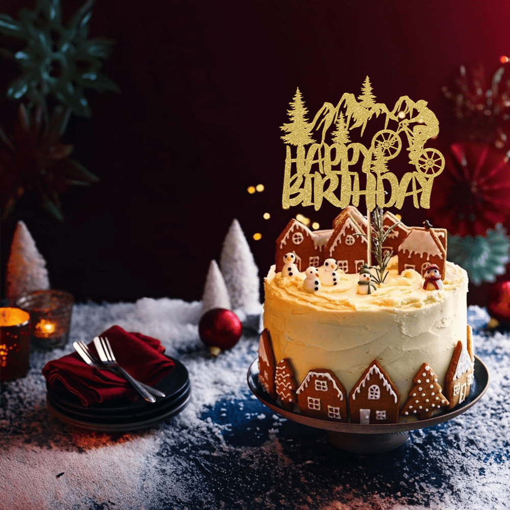 Adorno para tarta de jubilació - Outdoor Adventure Birthday Party reseña y precio