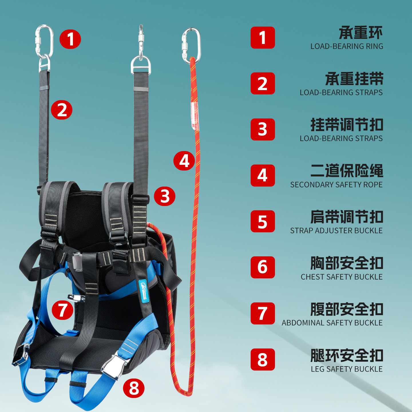 Asiento de Seguridad para Tiro - Outdoor Adventure Ziplines & Waterfall reseña y precio