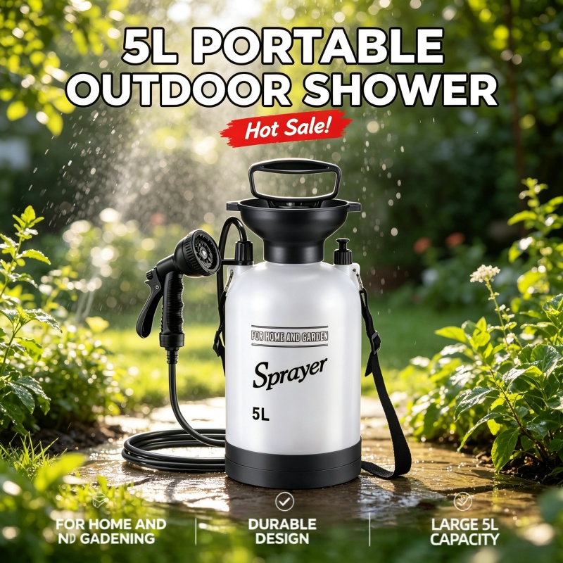 Ducha Portátil de 5L para Camp - Outdoor Adventure Trips reseña y precio