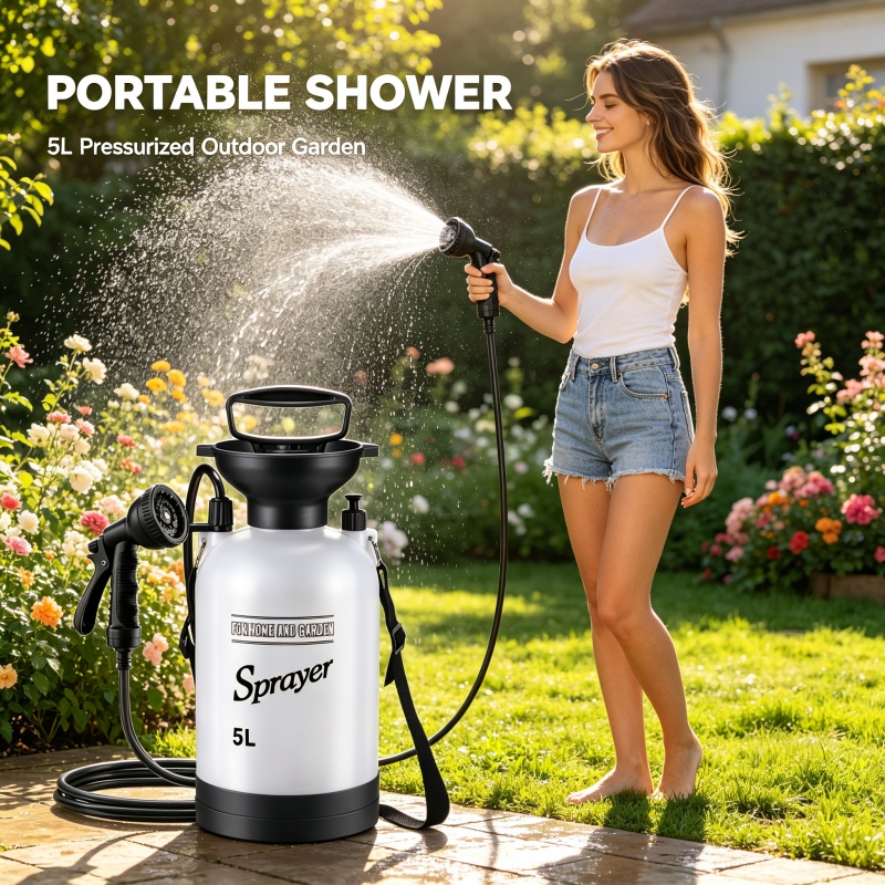 Ducha Portátil de 5L para Camp - Outdoor Adventure Trips reseña y precio