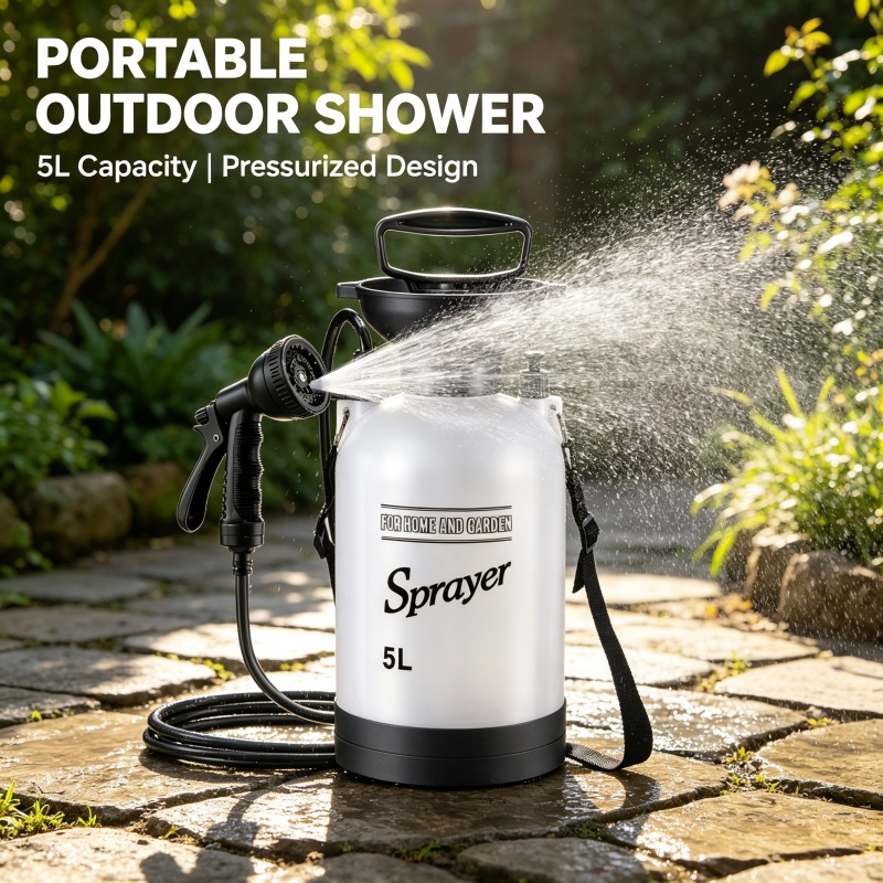 Ducha Portátil de 5L para Camp - Outdoor Adventure Trips reseña y precio
