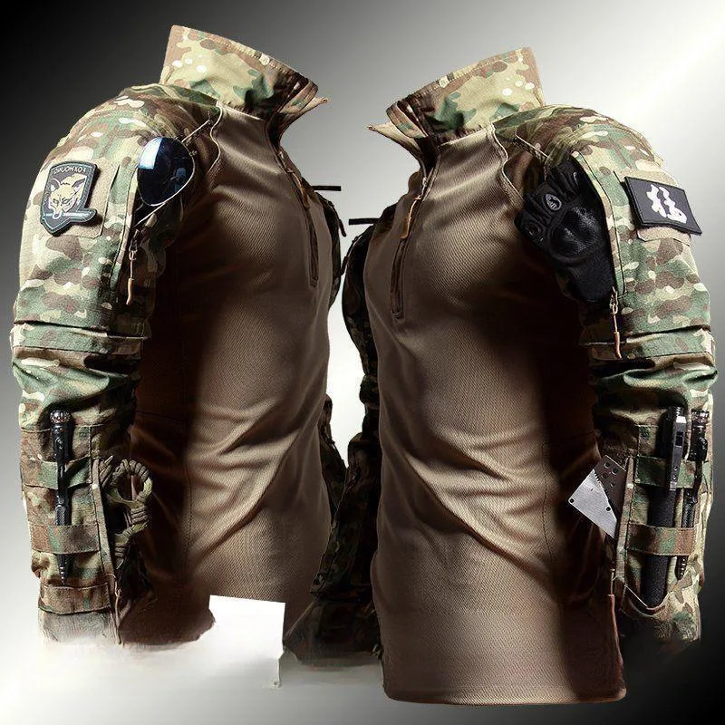 Conjunto de chaqueta de camufl - Outdoor Adventure Windbreaker reseña y precio